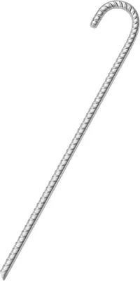 Obrázek produktu pro vidaXL Stanové kolíky 12 ks 41,5 cm Ø12 mm Pozinkovaná ocel