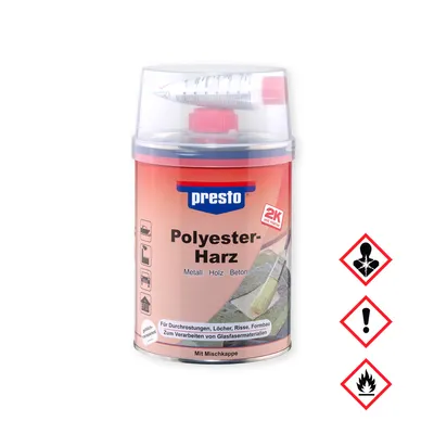 Image de Résine polyester Presto Mise en œuvre facile Bonne adhérence 1000ml