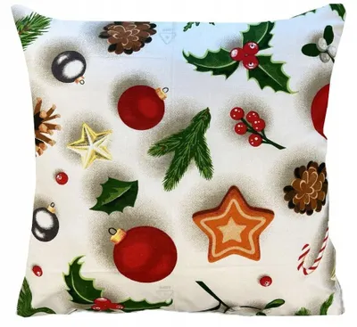 Produktbild von ZBYSZKO I Weihnachtlicher Kissenbezug Baumwolle 50x50 cm