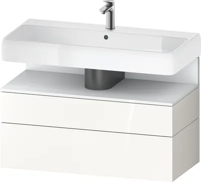 Produktbild von DURAVIT QA4395018220010 QTG WTU WH Ek. 990x470x590 Wß Hgl. H