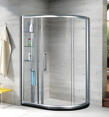 Produktbild von Duschraum Dusche Duschkabine Eckdusche Duschtür Duschabtrennung 100x90 cm