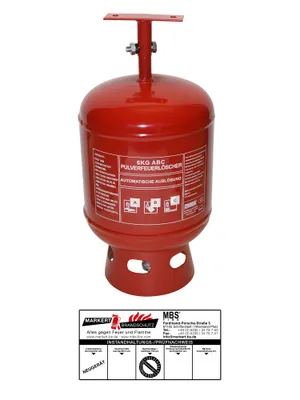 Produktbild von MOBIAK 6kg Automatik Pulver Feuerlöscher Löschanlage