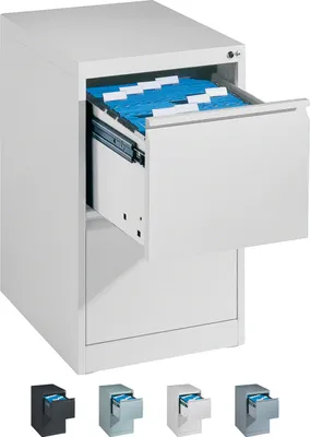 Produktbild von Hängeregistraturschrank mit 2 Schubladen Hängeregister 73x43x59 cm Einbahnig