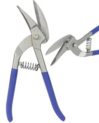 Produktbild von Blechschere 12 Zoll, links schneidend, im Pelikan-Typ Design mit Öffnungsfeder