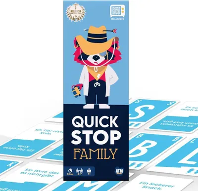 Produktbild von ATM Gaming QuickStop - Das Buchstaben-Duell - Familien-Edition Sonstige