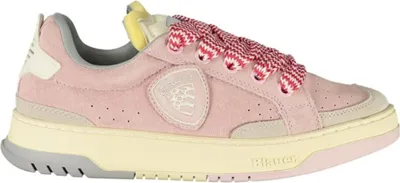 Produktbild von Rosa Damensportschuh mit grauen Details & herausnehmbarem Fußbett