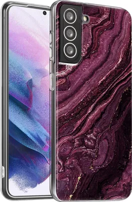 Produktbild von Hülle für Samsung Galaxy S21 Plus Schutzhülle Marmor Motiv Handy Case Silikon Slim Cover