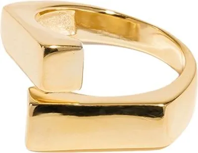 Immagine prodotto di Anello in argento placcato oro SQUARE