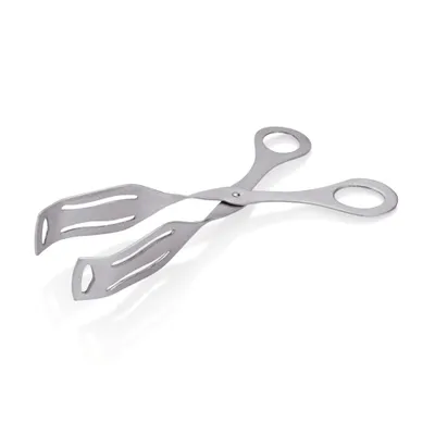 Produktbild von Gebäckzange / Brötchenzange, CNS, geschlitzt, 20 cm Länge