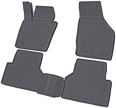 Produktbild von 3D Gummi Fussmatten für AUDI Q3 | Typ 8U | BJ 2011 - 2018 | passgenau + Rand