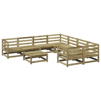 Produktbild von vidaXL 9-tlg. Garten-Sofagarnitur Kiefernholz Imprägniert