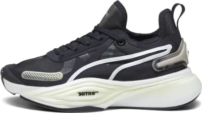 Produktbild von Puma PWR Nitro Squared Trainingsschuhe Damen schwarz hellgelb weiß Gr 42,5