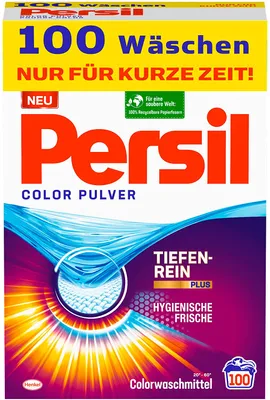 Produktbild von Persil Color Pulver 100 Waschladungen Colorwaschmittel mit Tiefenrein-Plus