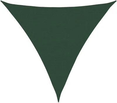 Obrázek produktu pro Stínicí plachta 160 g/m² trojúhelník tmavě zelená 6x6x6 m HDPE