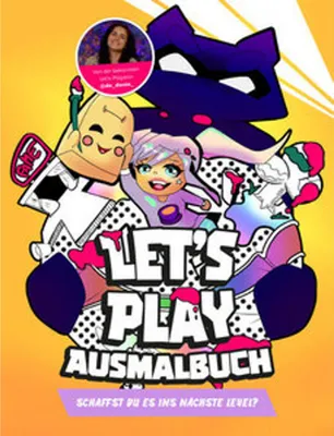 Zdjęcie produktu dla Ausmalbuch Let's Play: Gaming-Abenteuer mit vielen Charakteren und steigendem Schwierigkeitsgrad