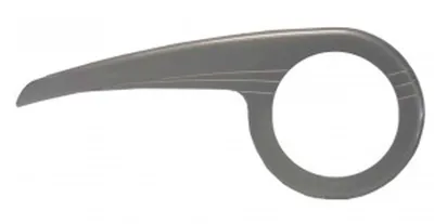 Produktbild von Hebie Kettenschutz 1-flügelig 42 Zähne,silber,210mm,f. Kettenschaltung