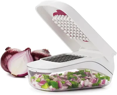 Obrázok produktu pre Krájač zeleniny, RVS a BPA-free, s ochranou rúk, na varenie a BBQ