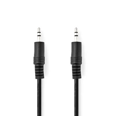 Produktbild von Nedis CAGT22000BK10, 3.5mm, Männlich, 3.5mm, Männlich, 1 m, Schwarz