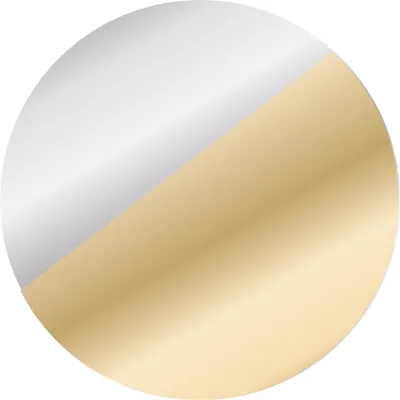 Produktbild von folia Alu-Bastelfolie (B)500 mm x (L)10 m gold / silber