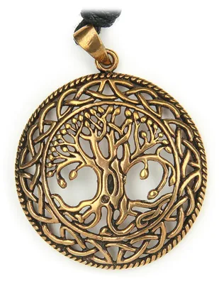 Produktbild von Drachensilber Lebensbaum Bronze Schmuck keltischer Anhänger Wikinger Baum des Le