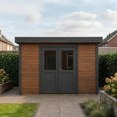 Immagine prodotto di Casetta da giardino in legno 4.09x2.59 m - 10.59 m2 - 28 mm - impregnata