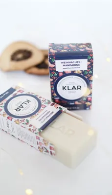 Immagine prodotto di Klar Seifen festes Shampoo Weihnachsmandarine, für geschmeidige Haare