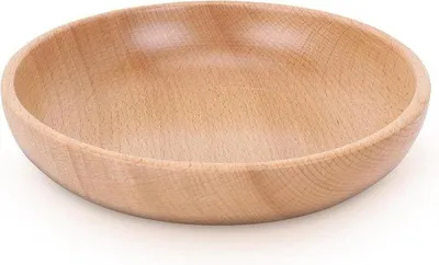 Obrázok produktu pre Drevená misa na šalát - Drevená misa na ovocie - Servírovacia misa na šalát a ovocie - Misa na koláč 20 cm Misa na ovocie