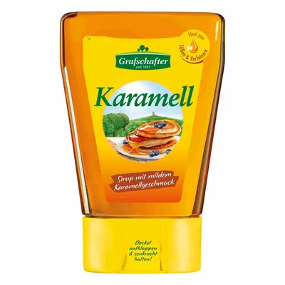 Zdjęcie produktu dla Syrop karmelowy Grafschafter do herbaty, kawy i koktajli 500 g
