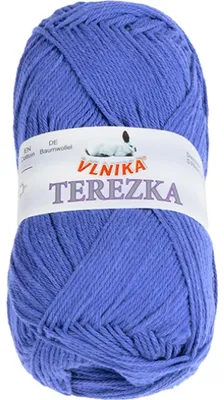 Image de Fil TEREZKA - 50 g, 155 m - Bleu