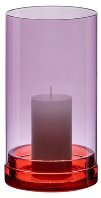 Immagine prodotto di Grande lanterna in vetro borosilicato, color viola