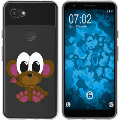 Produktbild von PhoneNatic Case kompatibel mit Google Pixel 3a Silikon-Hülle Cutiemals M3