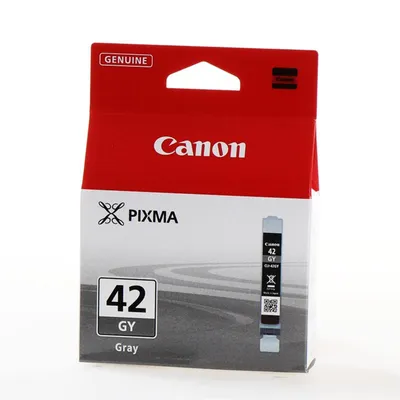 Produktbild von Canon CLI-42GY Tinte Grau, Standardertrag, Grau, Tinte auf Pigmentbasis, 1 Stück(e), 492 Seiten