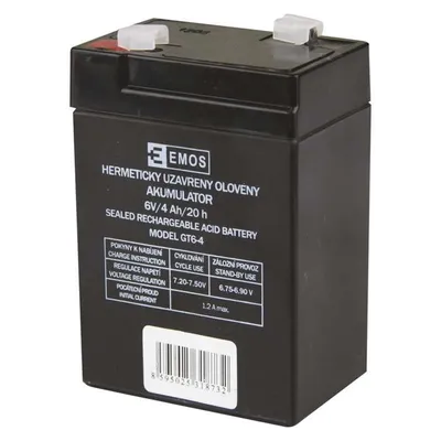 Immagine prodotto di Emos Akumulátor Sla 6V /4Ah Fa-4,7Mm