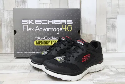 Produktbild von Skechers Herren Schnürer Flex-Lite schwarz 40