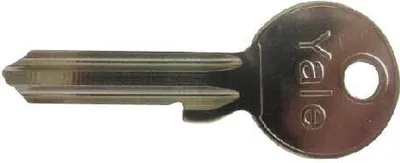 Produktbild von YALE Schlüssel ND R5UN aus Messinglegierung für 5-Schloss-System und YALE Vorhangschlösser mit unbeschichtetem Profil