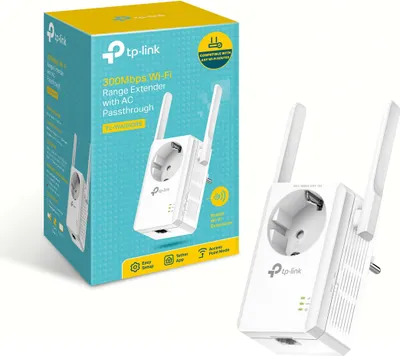 Obrázok produktu pre Opakovač WLAN TP-Link TL-WA860RE so zásuvkou (300 Mbit/s, zosilňovač WLAN, integrovaná zásuvka, port LAN, ovládanie aplikácií, kompatibilný so všetkými bežnými zariadeniami WLAN) biely