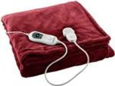 Produktbild von Klarstein XL Wärmedecke, 120 W Heizdecke mit Abschaltautomatik, Kuscheldecke fürs Bett, Sofa & Camping, Elektrische Heizdecken Groß, Wärmedecken Energiesparend & Waschbar, Decke Elektrisch 180x130 cm