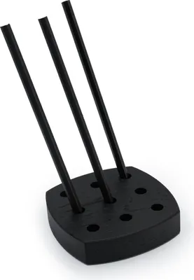 Image de Porte-stylos organiseur arrondi en chêne noir