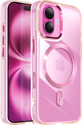 Produktbild von Avizar, MagSafe Hülle für Apple iPhone 16 Cristal Color, Champagnerrosa