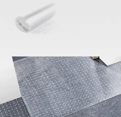 Produktbild von Teppichschutz für Haustiere, 61 x 7,6 m, kratzfester PVC-Teppichschutz für Katzen für den Türrahmen, rutschfeste Katzenkratzschutzmatte, leicht zuschneidbarer Kunststoff-Teppichkratzstopper
