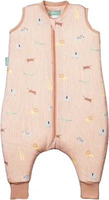 Zdjęcie produktu dla Śpiworek dziecięcy z nóżkami, 60 cm, 1 TOG, 100 % bawełna, na wiosnę i jesień