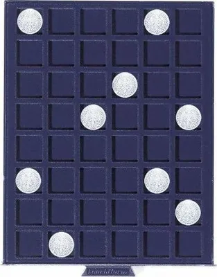 Obrázek produktu pro Plastový box SMART na mince jiné. 48 polí do průměru 24mm - (K92118)
