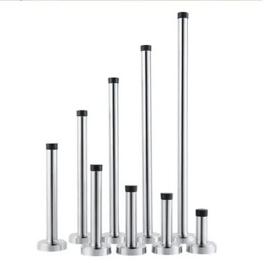Produktbild von Türstopper aus Edelstahl zur Wandmontage, Türstopper, Wandtürstopper, robuster, stoßdämpfender Gummipuffer aus Edelstahl zur Wandmontage (30 cm)