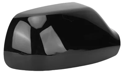 Image de Cache-rétroviseur noir brillant, résistant aux chocs et aux rayures, pour rétroviseur extérieur droit
