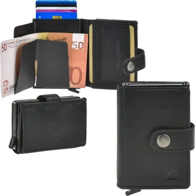 Obrázok produktu pre Greenburry Vintage peňaženka s RFID ochranou kožená 10 cm