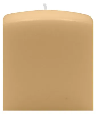 Produktbild von Quader Kerzen Beige 6 x Ø 6/6 cm, 16 Stück