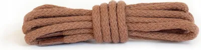 Produktbild von Strapazierfähige Baumwoll-Rundschnürsenkel Kaps 75 cm - Cognac (0049)
