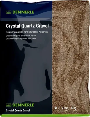 Produktbild von Dennerle Kristall-Quarzkies dunkelbraun, 5 kg