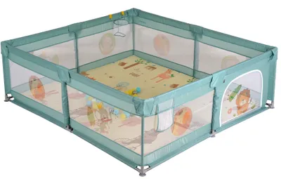 Produktbild von Moni GameZone Mint 200 x 180 cm Spielmatte / Laufstall / Bällebad