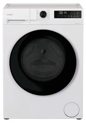 Produktbild von Candy GWD 485SB6-S, Frontlader, Freistehend, Weiß, Links, Schwarz, Tasten, Drehregler